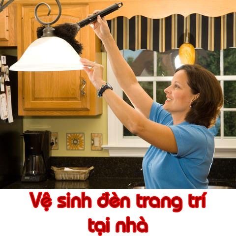 Vệ sinh đèn trang trí